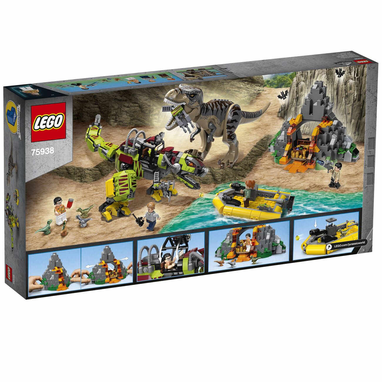 LEGO 75938 JURASSIC WORLD T REX VS DINO-MECH BATTLE