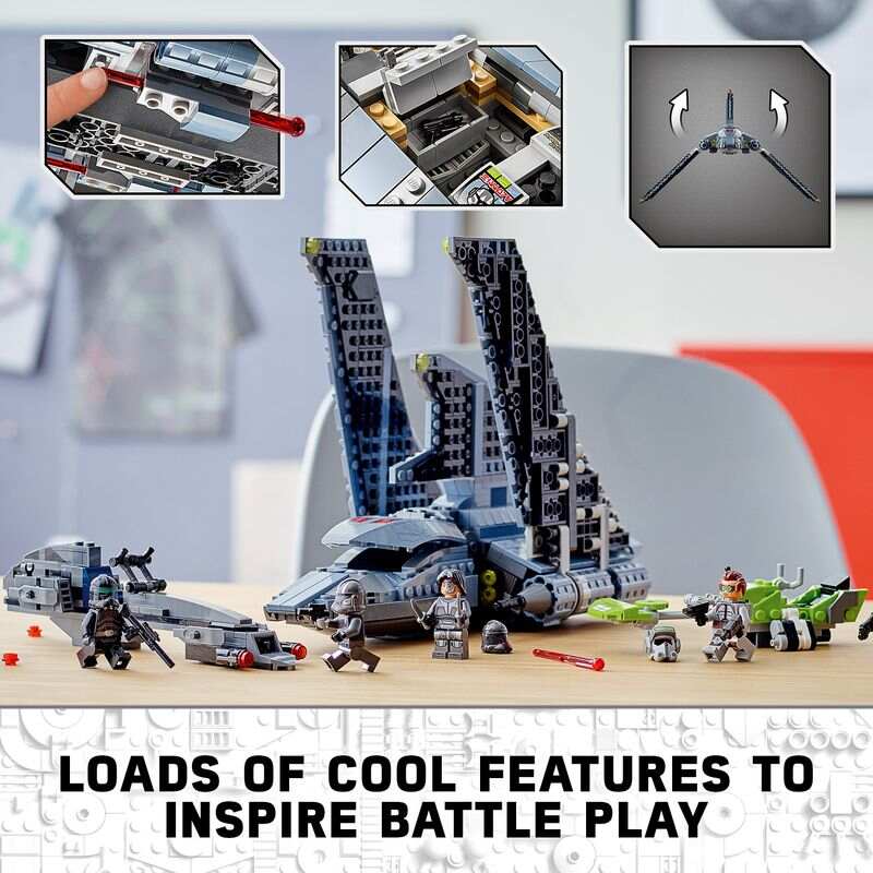 LEGO 75314 STAR WARS THE BAD BATCH ATTACK SHUTTLE