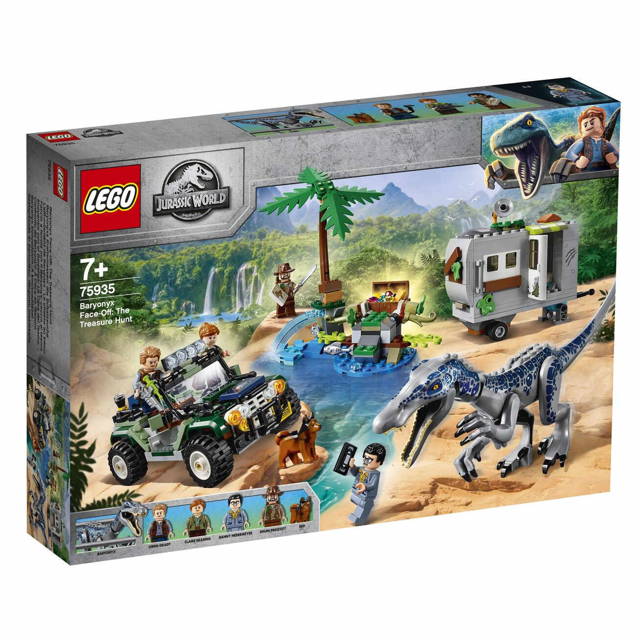 LEGO 75935 JURASSIC WORLD BARYONYX FACE OFF THE TREASURE HUNT