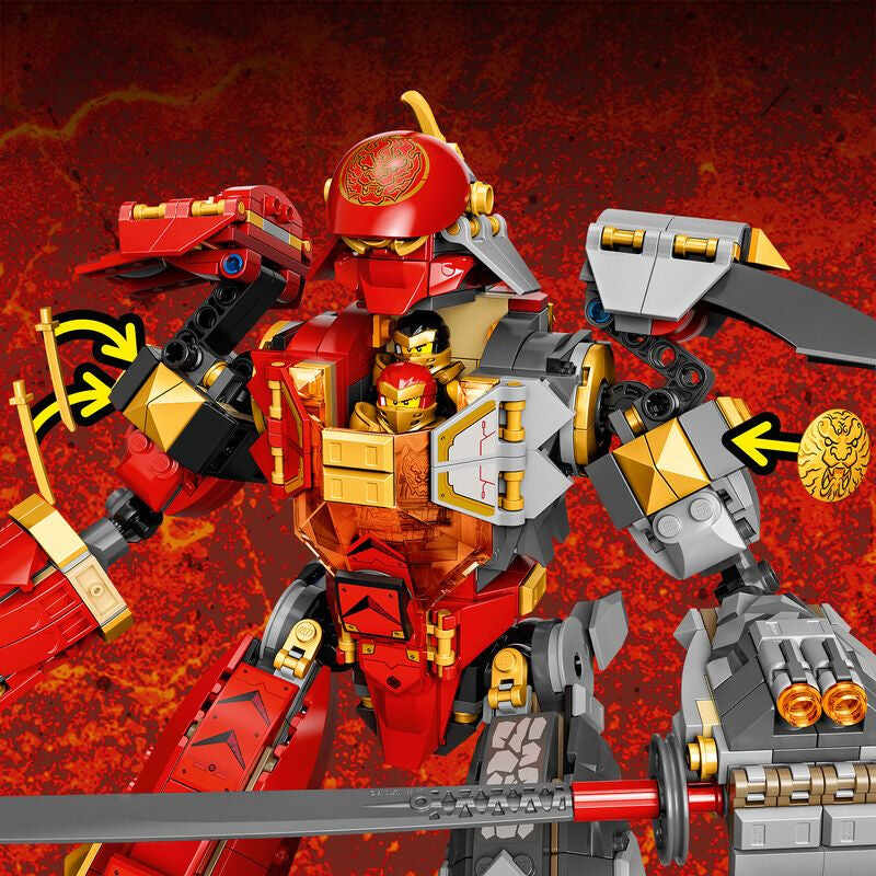 LEGO 71720 NINJAGO FIRE STONE MECH