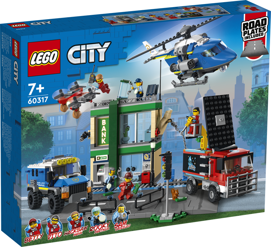 LEGO 60317 CITY POLICE CHASE AT THE BANK