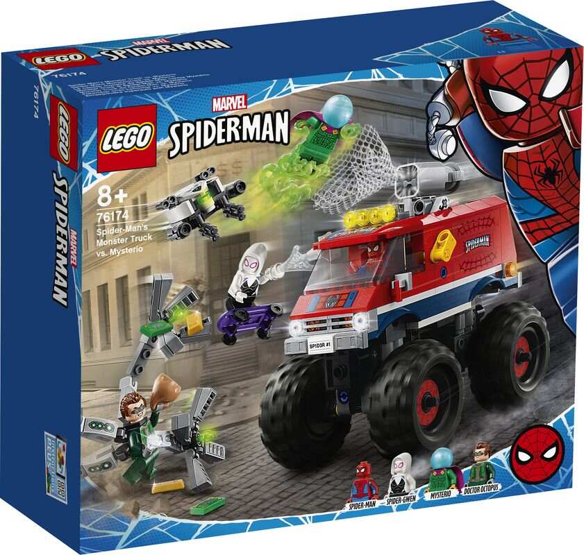 LEGO 76174 MARVEL SPIDER MAN'S MONSTER TRUCK VS MYSTERIO