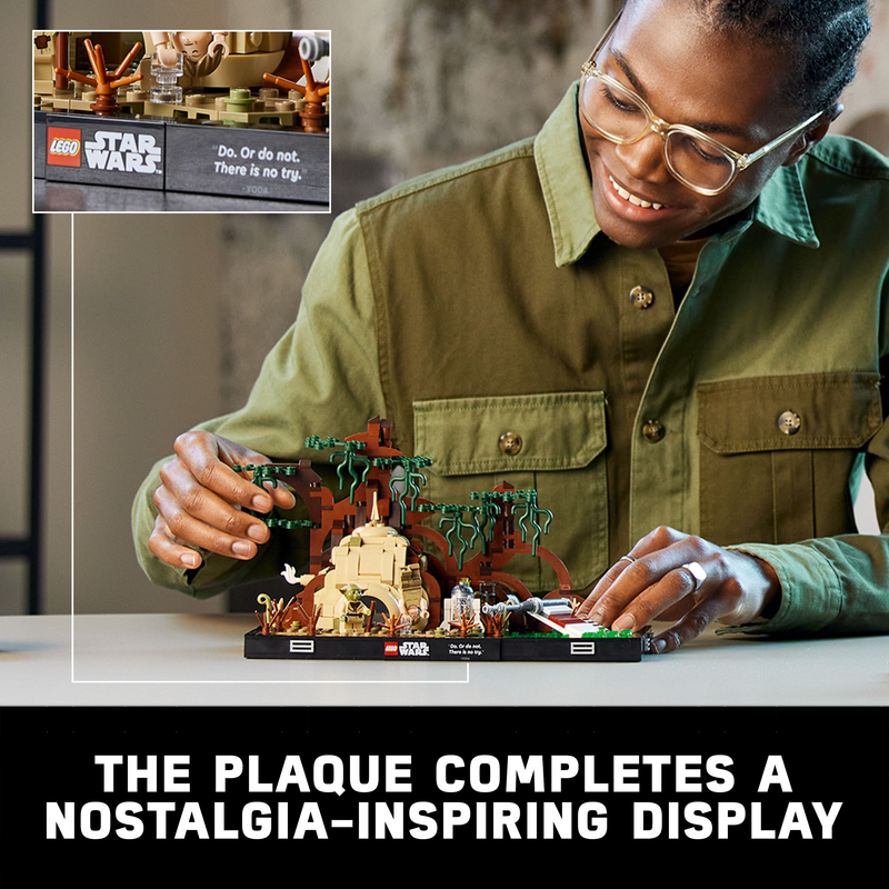 LEGO STAR WARS DAGOBAH JEDI TRAINING DIORAMA 75330 BUILDING KIT