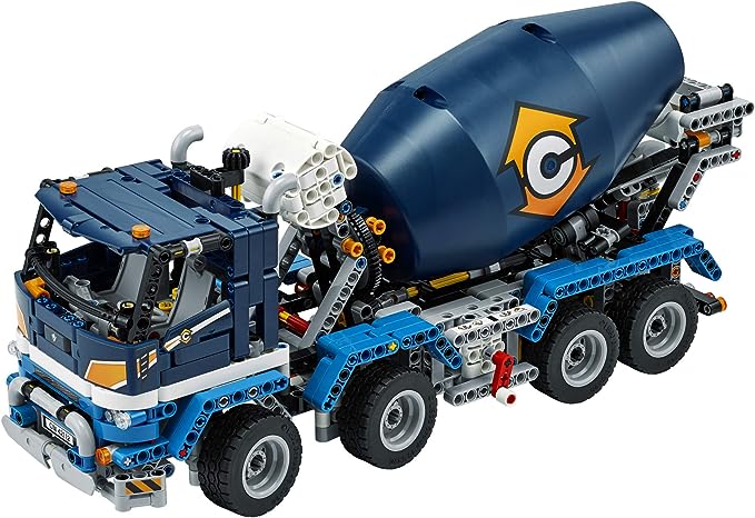 LEGO Technic Concrete Mixer Truck 42112 Building Kit. Kids Will Love Bringing The Construction Site to Life with This Cool Concrete Truck Toy Model Set (1.163 Pieces)
