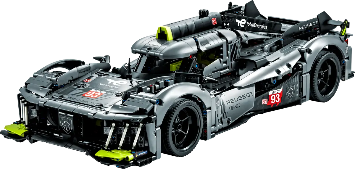 LEGO Technic PEUGEOT 9X8 24H Le Mans Hybrid Hypercar 42156