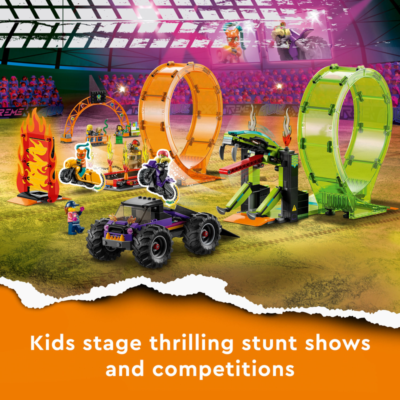 LEGO 60339 CITY STUNTZ DOUBLE LOOP STUNT ARENA