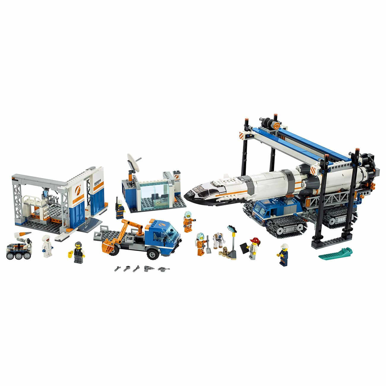 LEGO 60229 CITY ROCKET ASSEMBLY AND TRANSPORT