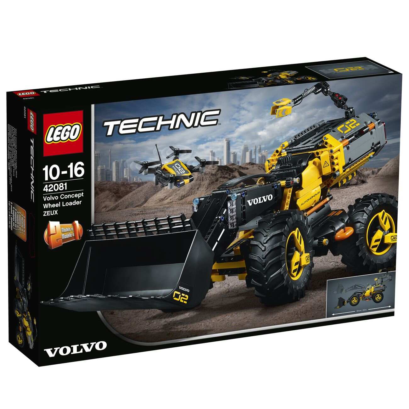 LEGO TECHNIC VOLVO CONCEPT WHEEL LOADER ZEUX 42081