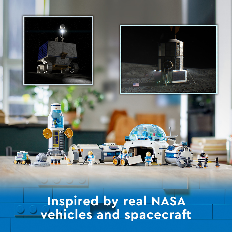 LEGO CITY LUNAR RESEARCH BASE 60350 BUILDING KIT