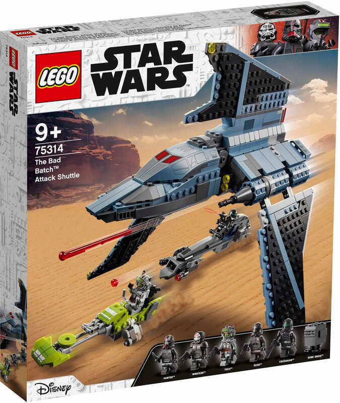 LEGO 75314 STAR WARS THE BAD BATCH ATTACK SHUTTLE