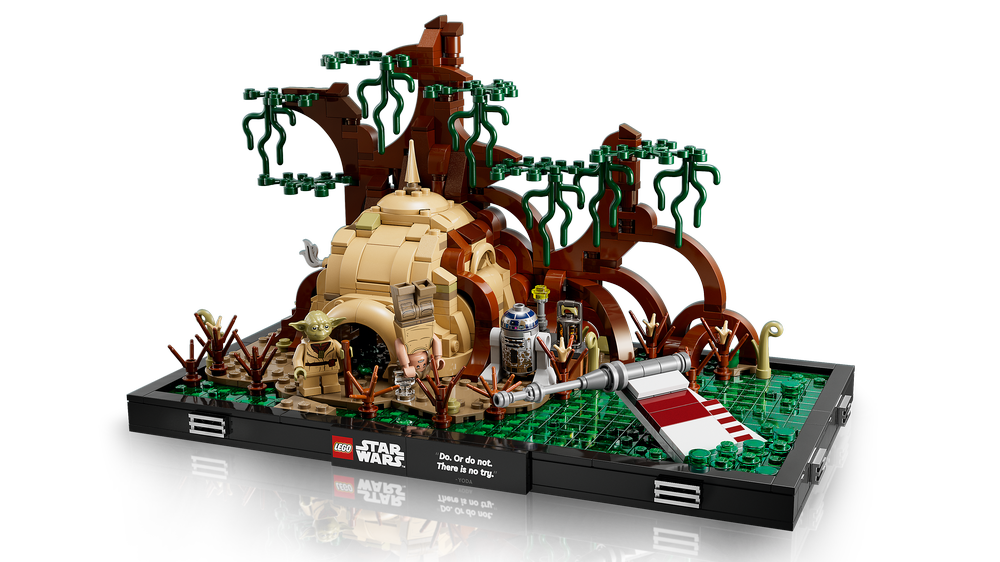 LEGO STAR WARS DAGOBAH JEDI TRAINING DIORAMA 75330 BUILDING KIT