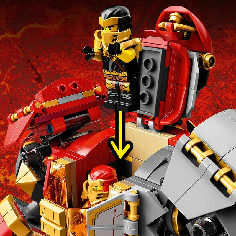 LEGO 71720 NINJAGO FIRE STONE MECH