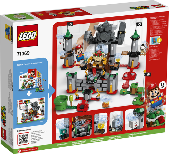 LEGO 71369 SUPER MARIO BOWSERS CASTLE BOSS BATTLE EXPANSION SET