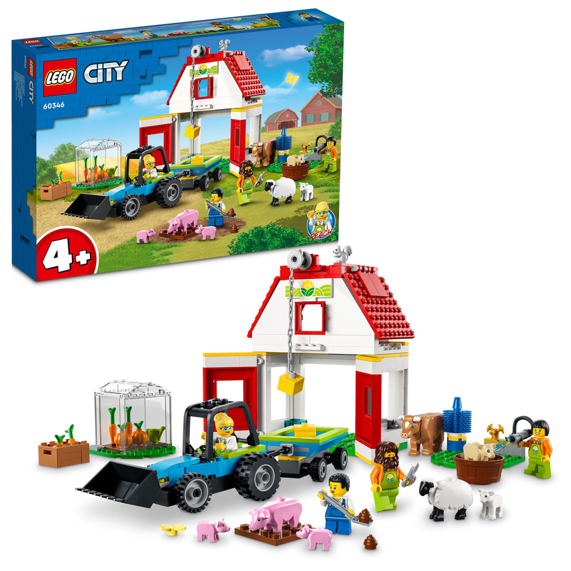 LEGO 60346 CITY BARN & FARM ANIMALS