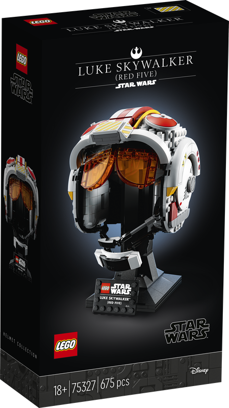 LEGO 75327 STAR WARS LUKE SKYWALKER - RED FIVE HELMET