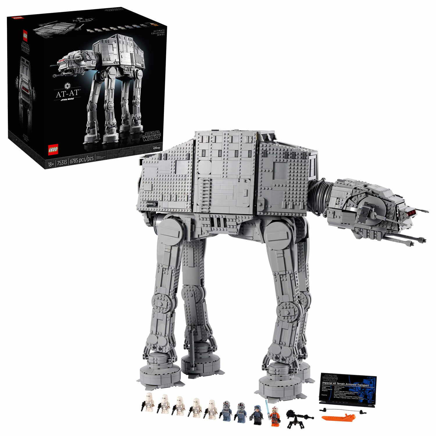 LEGO Star Wars AT-AT 75313 Ultimate Collector Series Building Kit (6,785 Pieces)