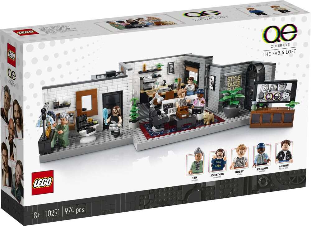 LEGO 10291 ICONS QUEER EYE – THE FAB 5 LOFT