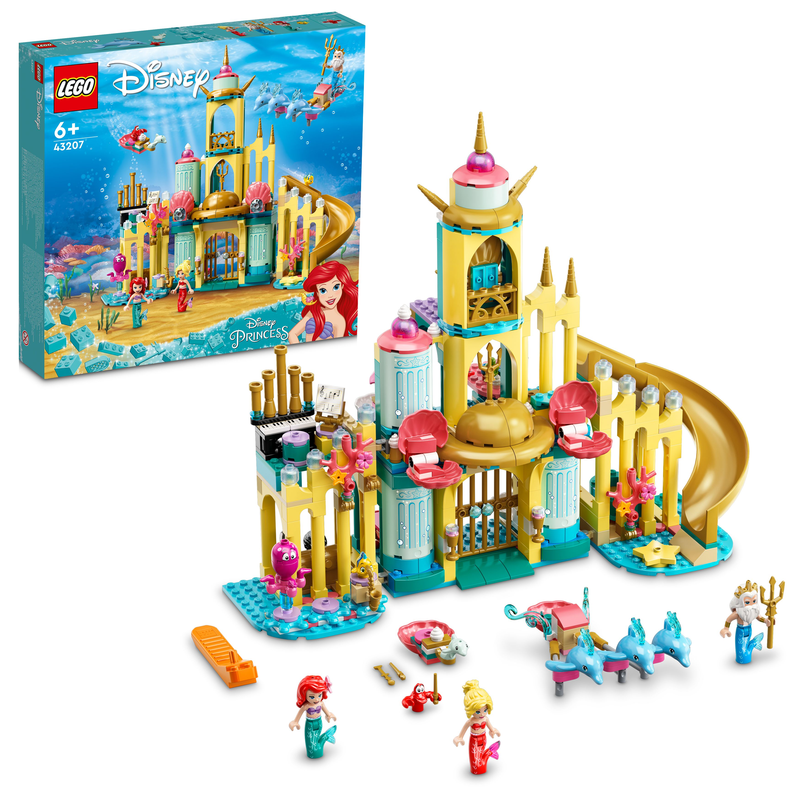 LEGO 43207 DISNEY PRINCESS ARIEL'S UNDERWATER PALACE