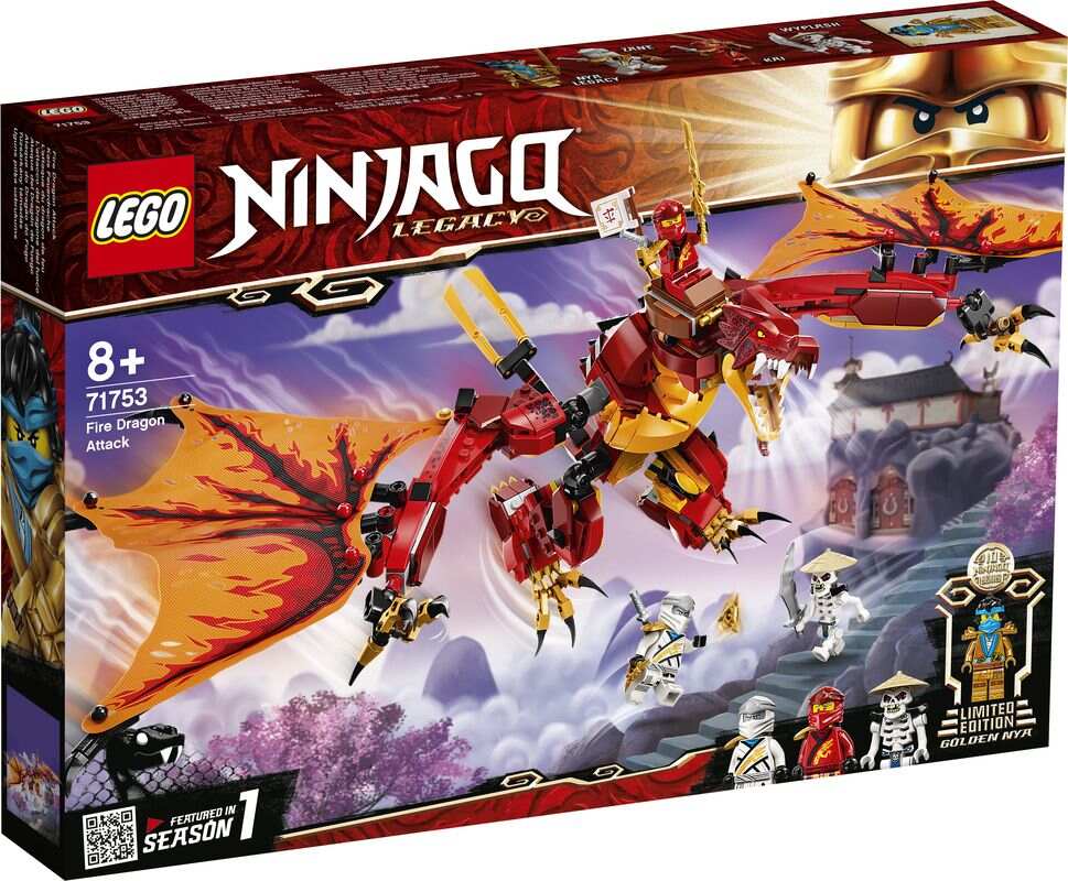 LEGO NINJAGO 71753 FIRE DRAGON ATTACK