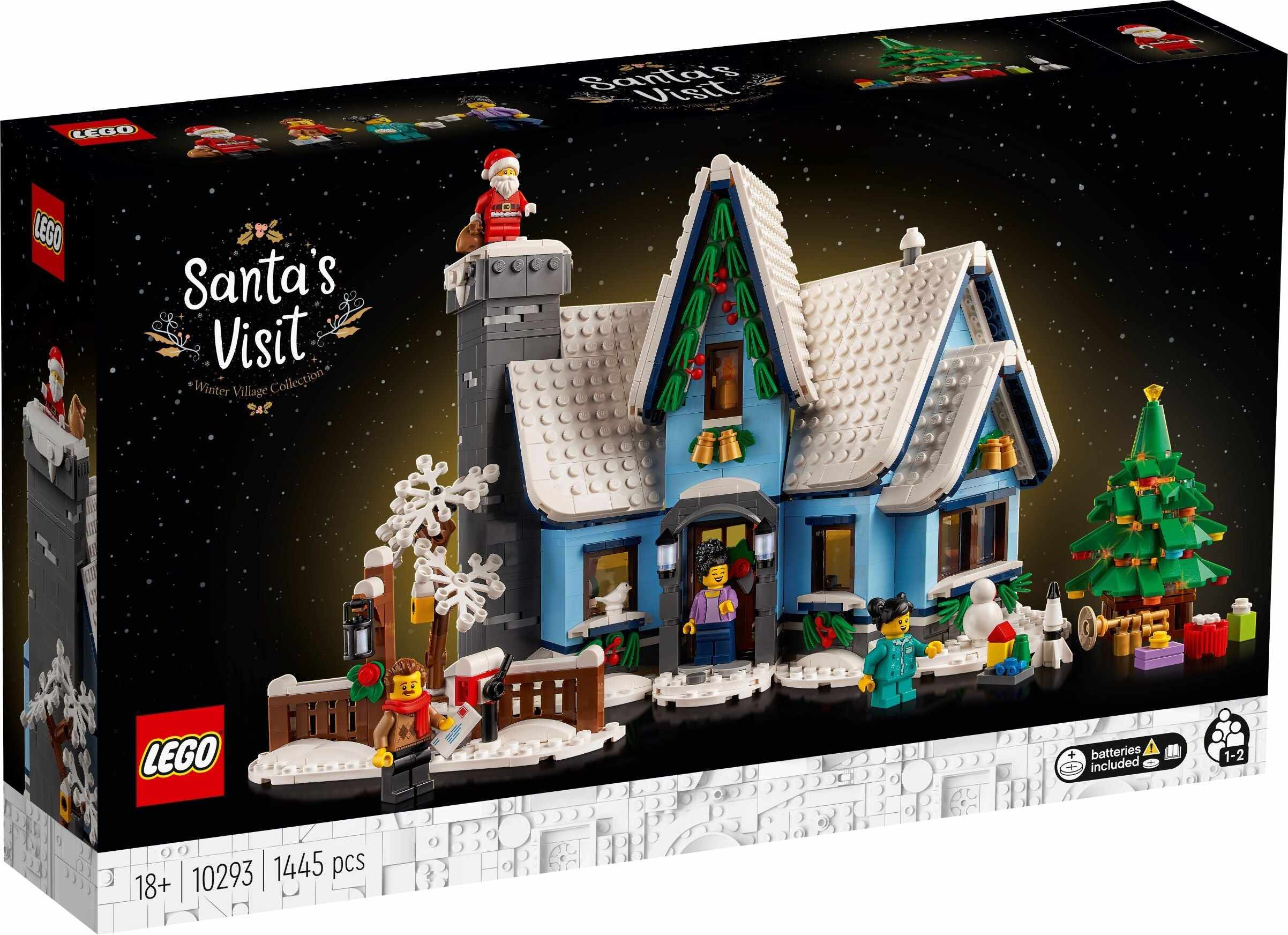 LEGO 10293 LEGO ICONS WINTER VILLAGE COLLECTION SANTA'S VISIT