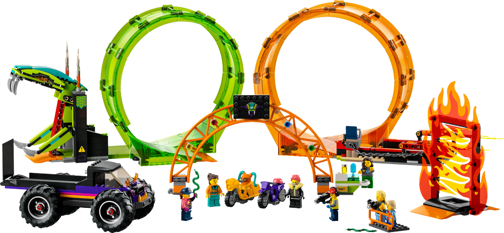 LEGO 60339 CITY STUNTZ DOUBLE LOOP STUNT ARENA