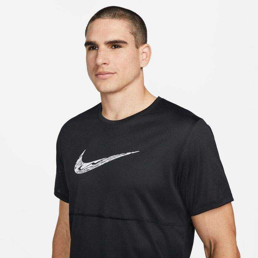 -Camiseta Hombre Nike Breathe Run Wind Runner Gx