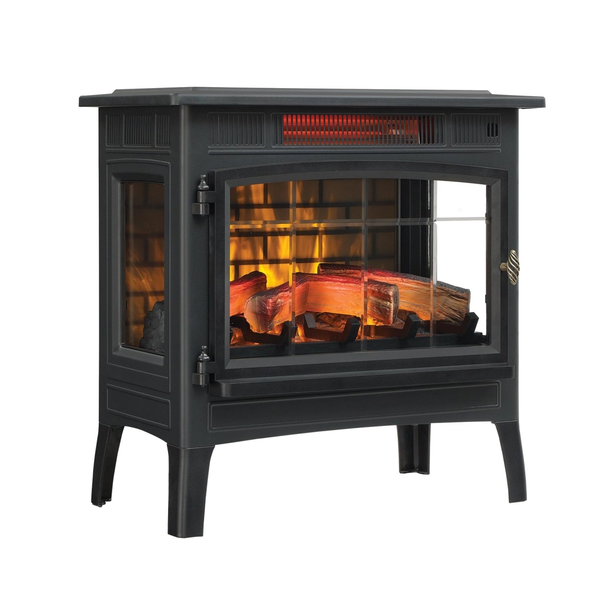 Calentador de estufa de chimenea eléctrica de cuarzo infrarrojo 3D Duraflame