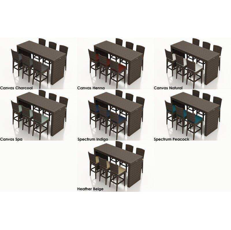 .Hodge Rectangular 6 - Person 78.25'' Long Bar Height Dining Set with