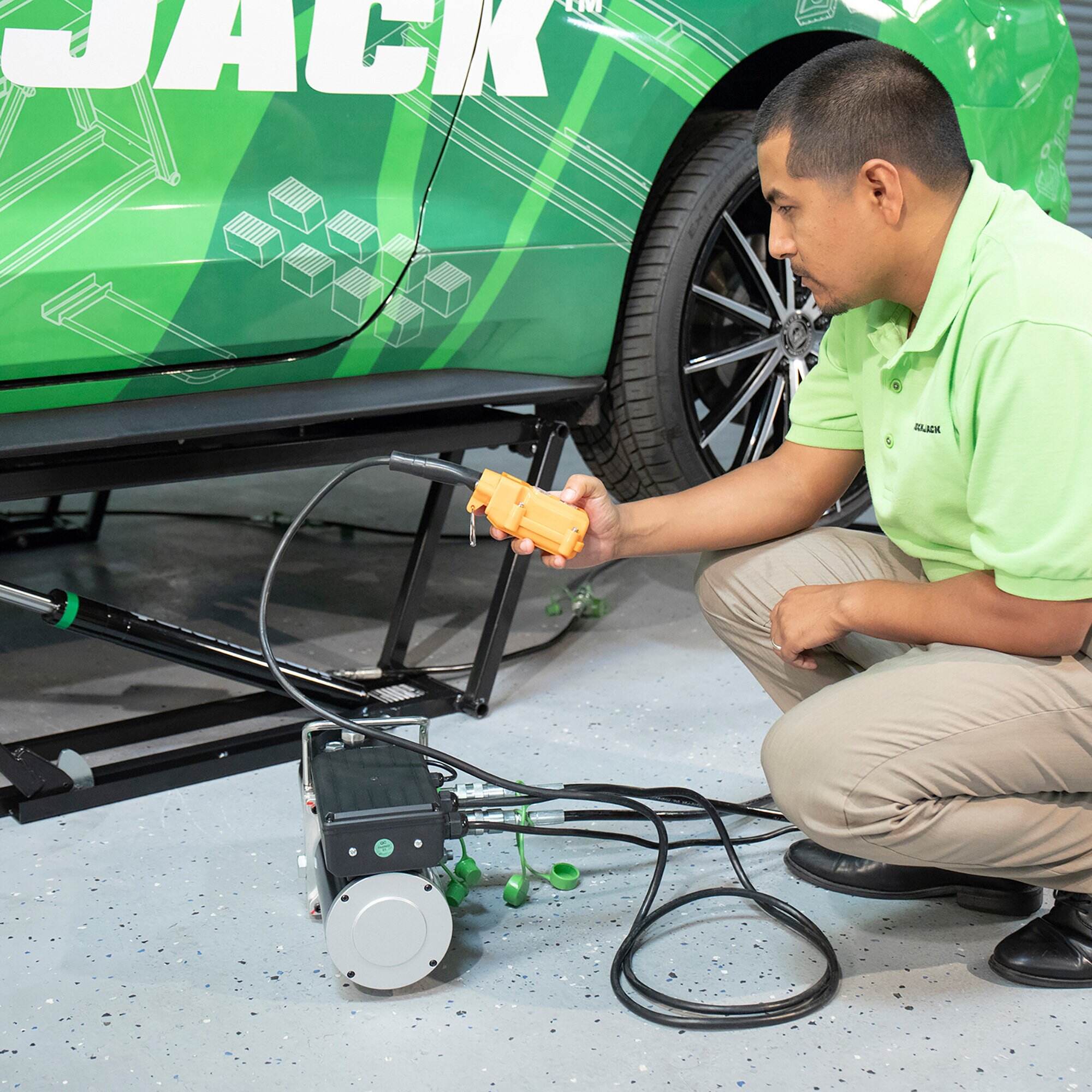 Kit de elevación portátil para automóviles - Capacidad de 7000 libr