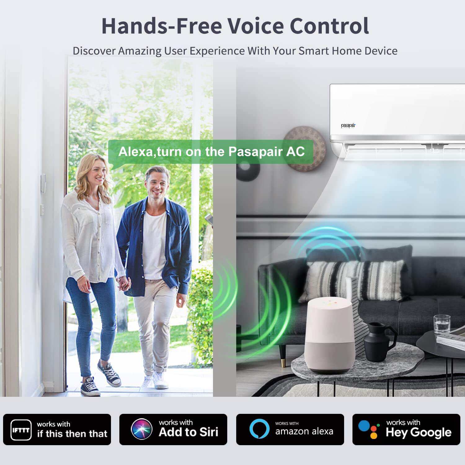 Mini aire acondicionado dividido con WiFi de 18000 BTU — Sistema de