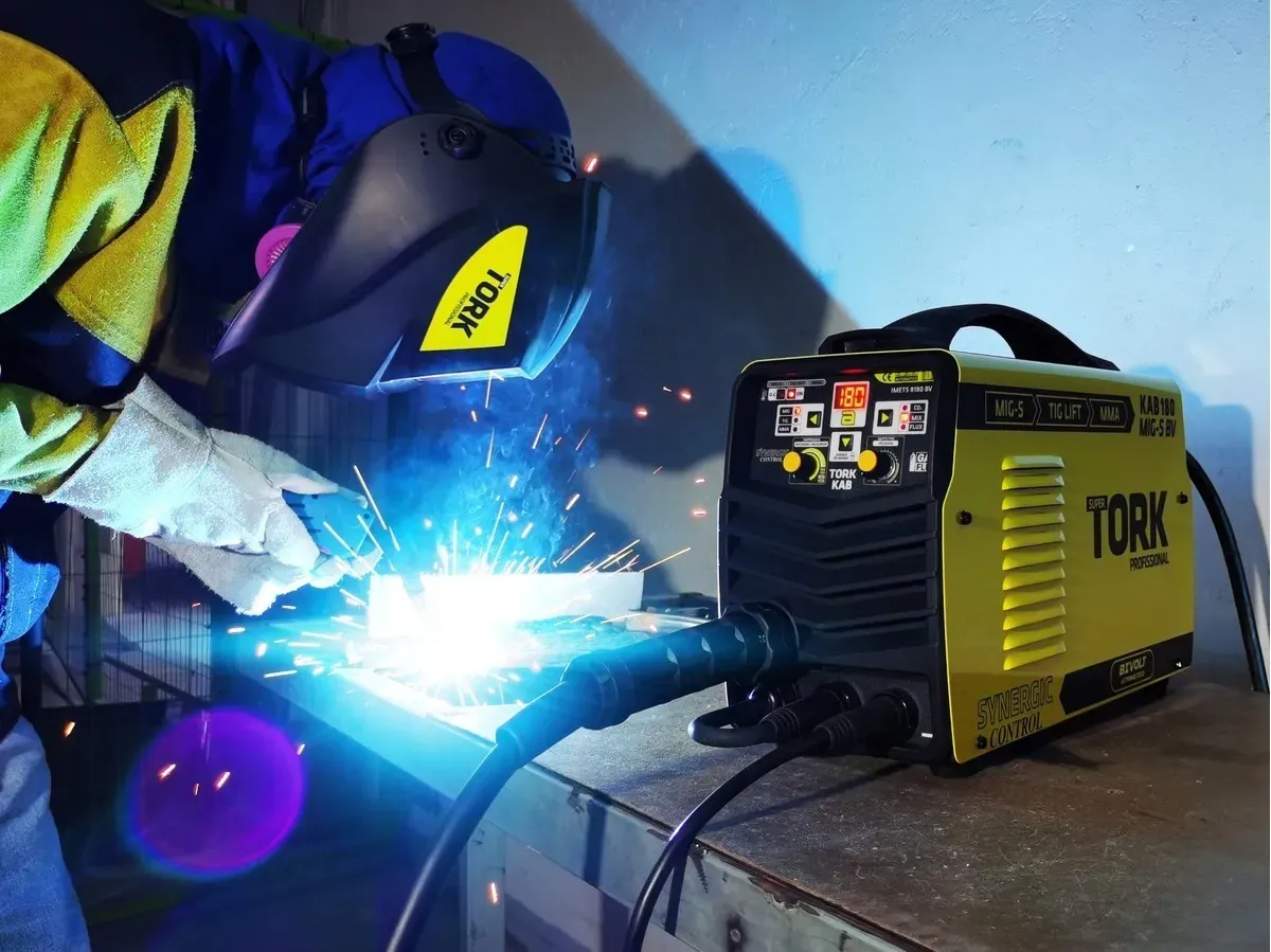 Tork Mig Mma Tig 180a 3 em 1 Soldador Inversor Bivolt