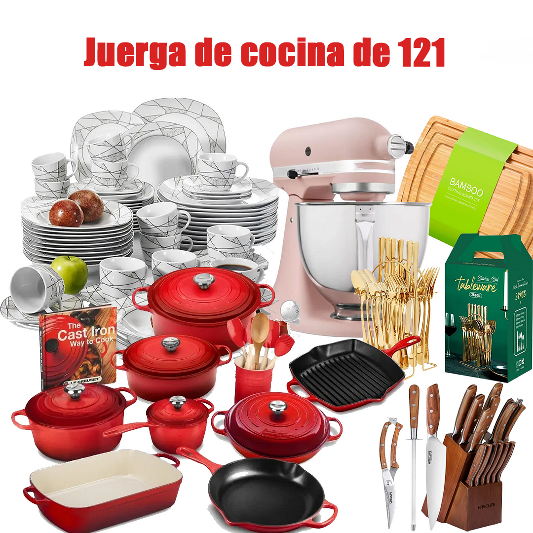 Promoo por tempo limitado, 121 peas de cozinha, para cobrir toda