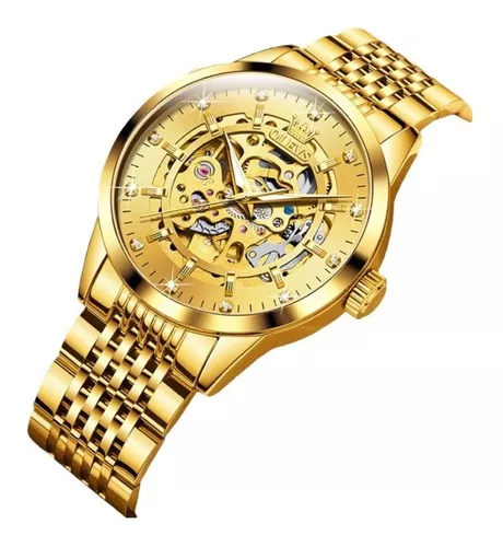 Relógio Mecnico Automático Olevs Para Homens  Prova D'água