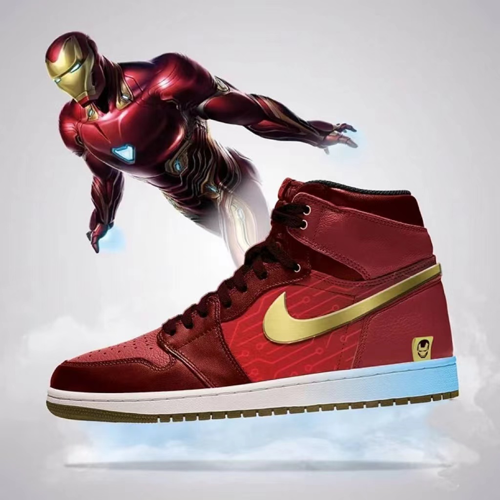 LIVERPOOL & Marvel Avengers High Top Air Jordan Zapatos