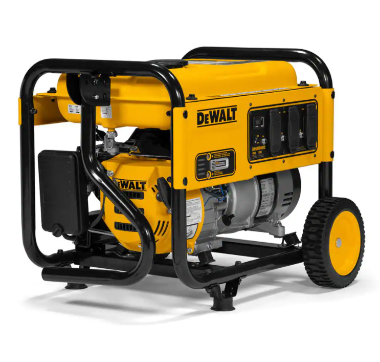 DEWALT 4000-Watt Manual Start Gas-Powered Portable Generator with Prem