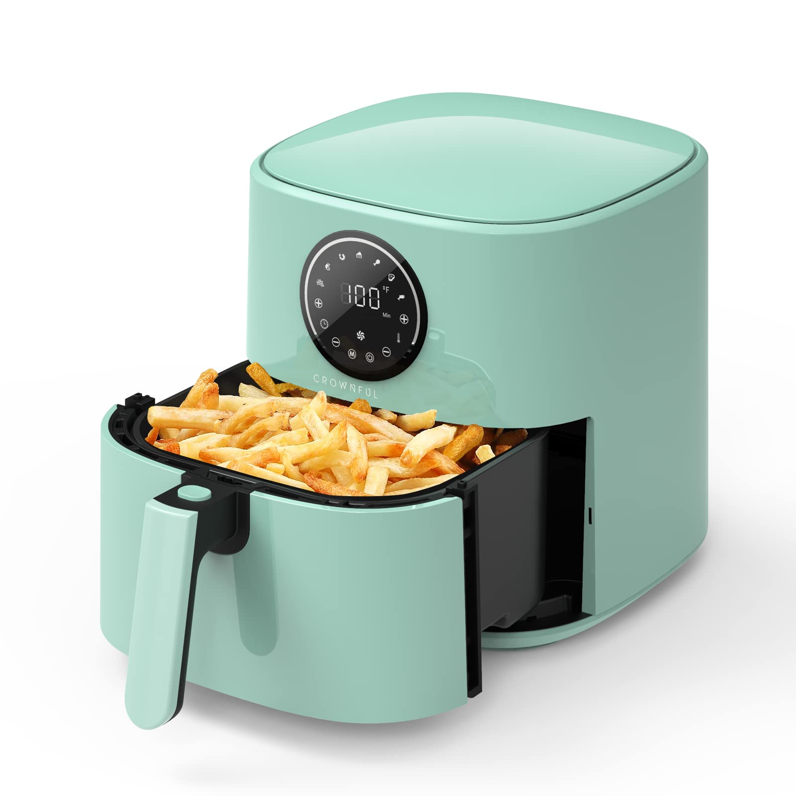 Fritadeiras a ar com forros de papel descartáveis