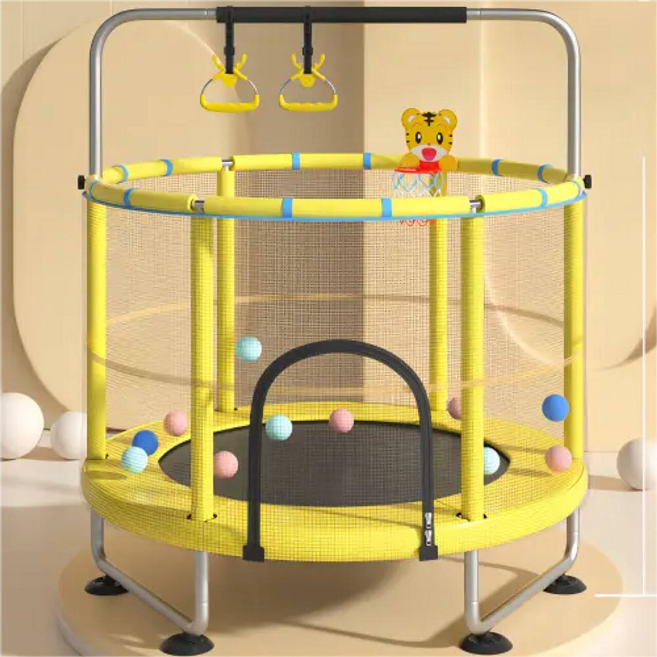 ltimo dia Promoo 75% OFF - Trampolim infantil doméstico - c