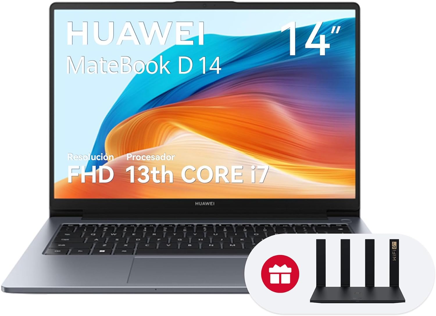 Huawei MateBook D 14 i7 13th (Garantía en México) - Laptop de 14