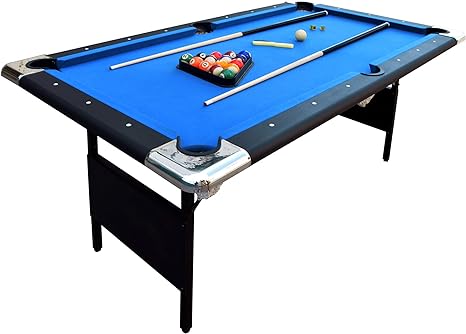 Hathaway Fairmont Portable 6-Ft Pool Table for Families with Easy Fold