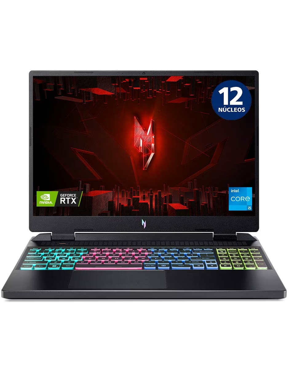 Laptop gamer Acer Nitro 16 pulgadas Full HD Intel Core i5 NVIDIA Gefor