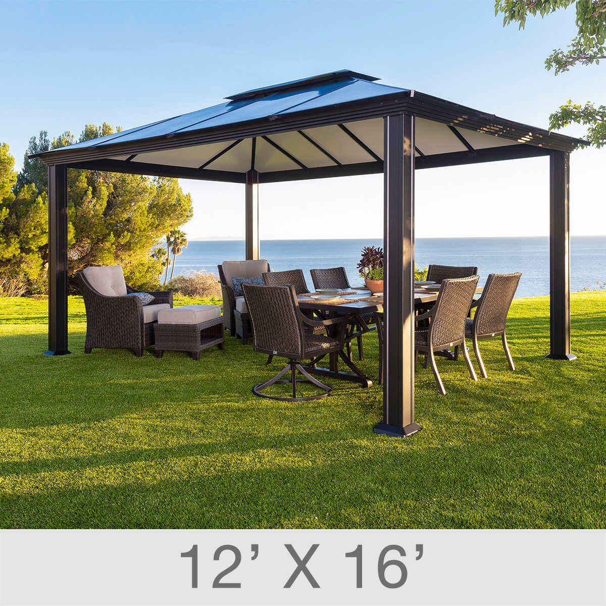 Gazebo de Alumínio Paragon Santa Monica