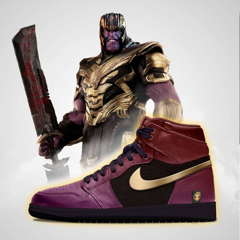 LIVERPOOL & Marvel Avengers High Top Air Jordan Zapatos