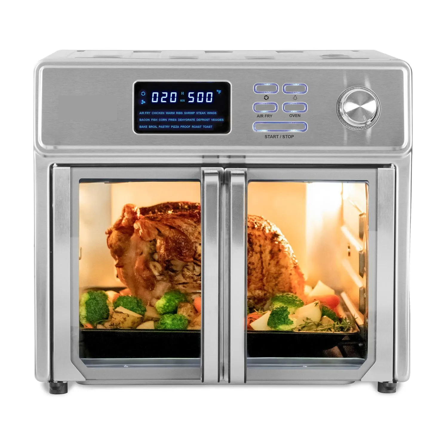 .Digital Air Fryer Oven AFO 46045 SS 26 Quart 10-in-1 Countertop Toast
