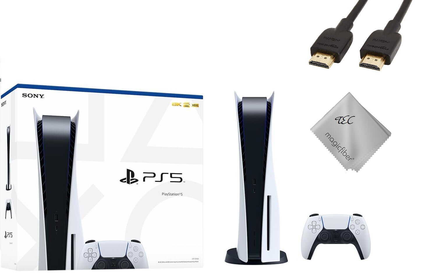 Consola de jogos Sony PlayStation PS5 (verso em disco)