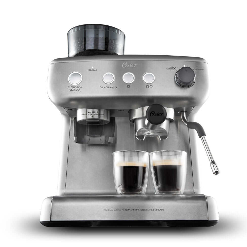 Cafetera espresso Oster Perfect Brew 15 bar molinillo incorporado BV