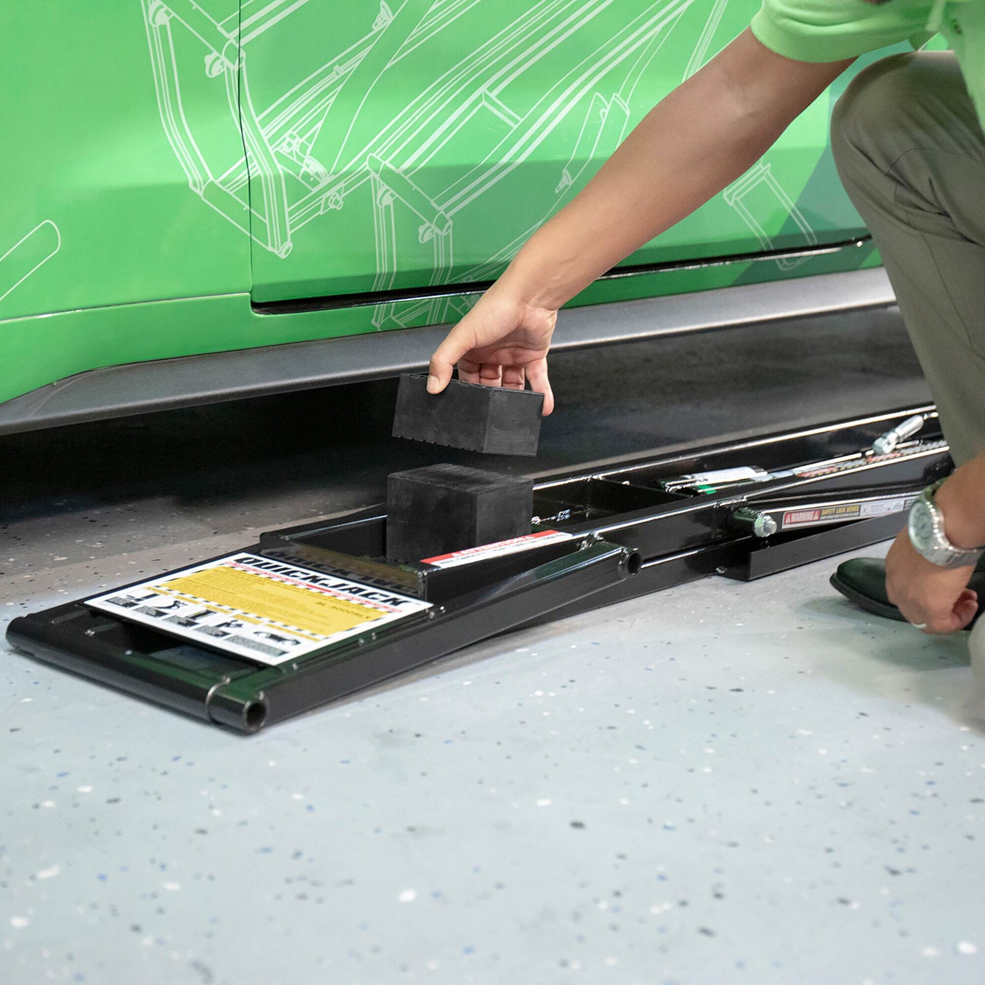 Kit de elevación portátil para automóviles - Capacidad de 7000 libr