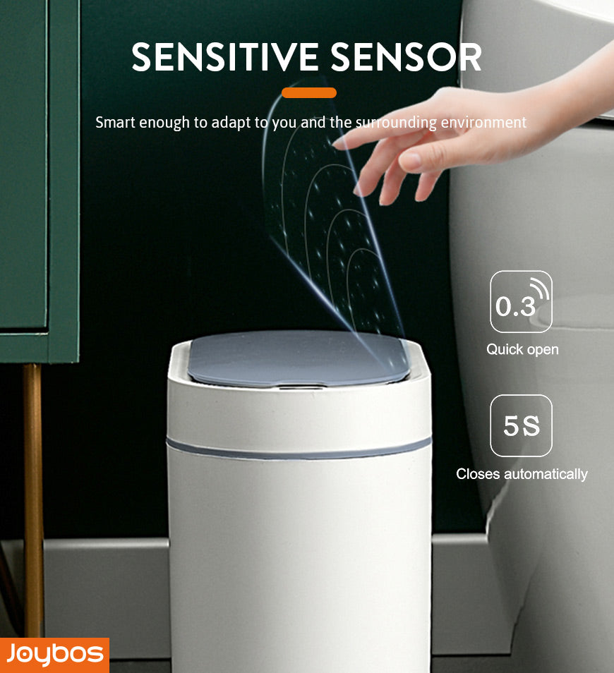 Cubo de basura de inducción inteligente, cubo de basura automático,