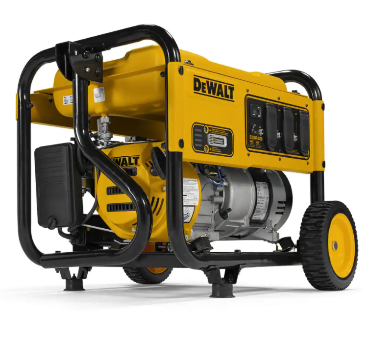 DEWALT 4000-Watt Manual Start Gas-Powered Portable Generator with Prem
