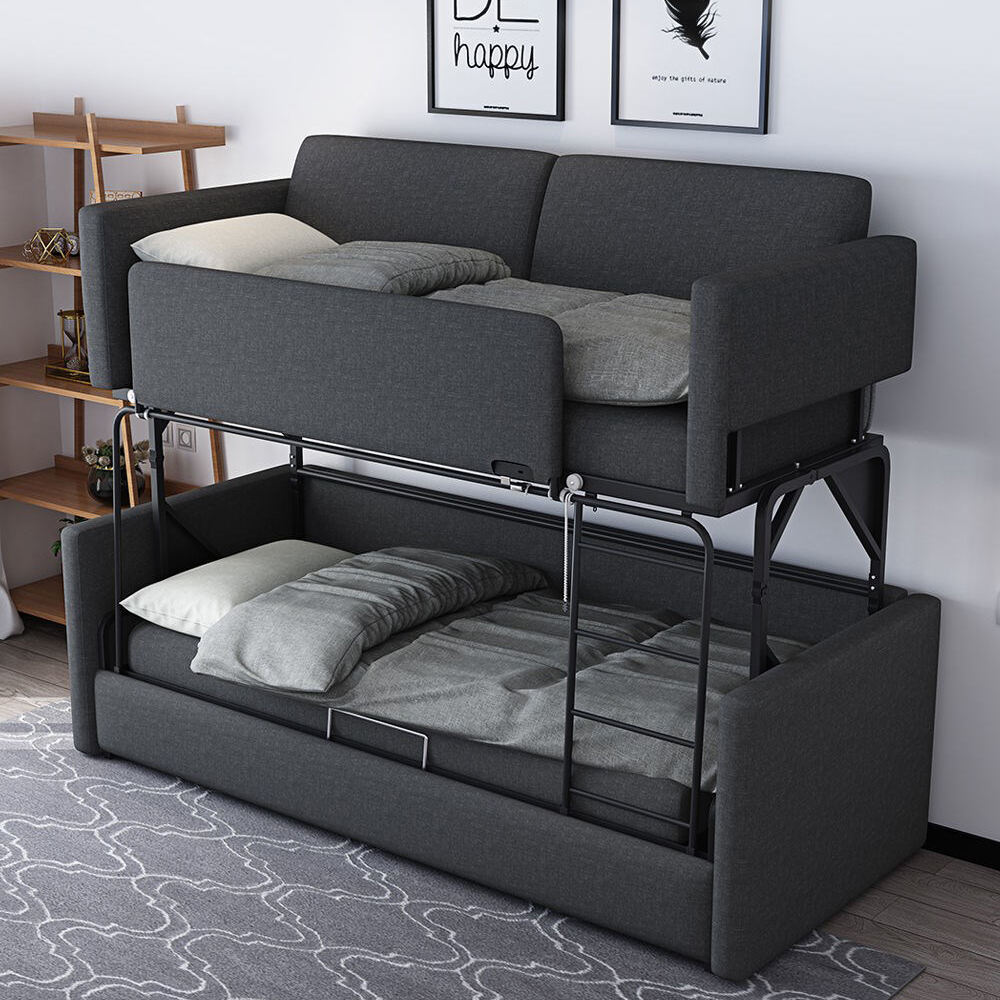Sofá-cama duplo retrátil