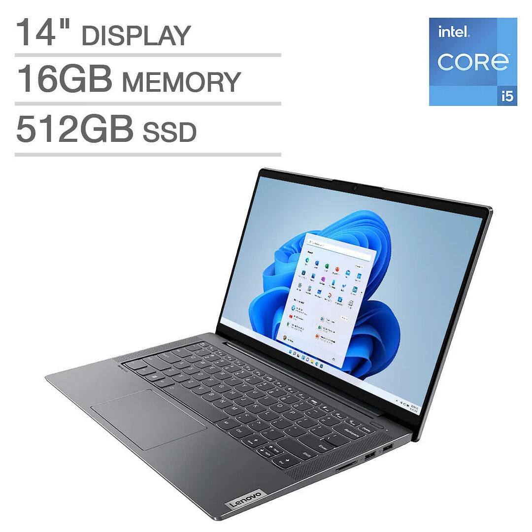 Portátil IdeaPad 5 de 14 - Intel Core i5-1235U - 1080p - Windows 11